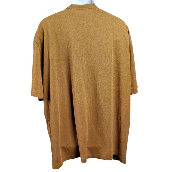Carhartt Pocket Tee 2XL Brown Work Wear Short Sleeve Outdoor Shirt Logo Durable - Picture 2 of 9